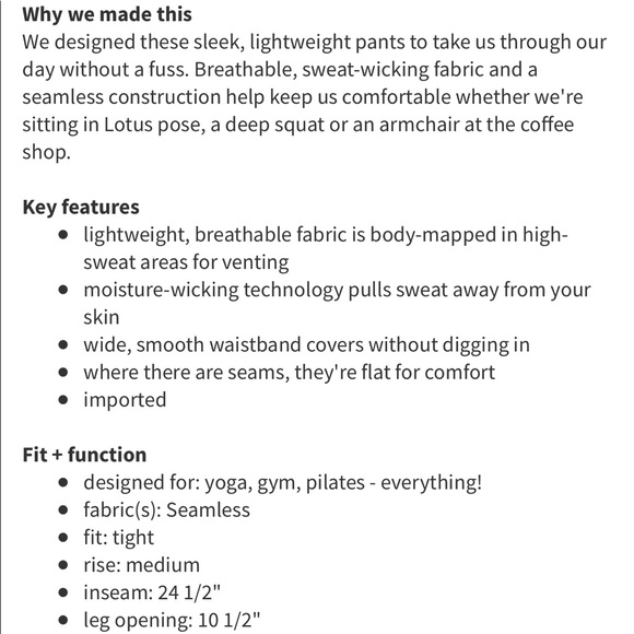 Lululemon Ebb to Street Pant Heathered Deep Coal 2 - Picture 12 of 12